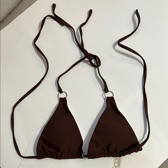 Other - Women's Brown Triangle XS Bikini Top